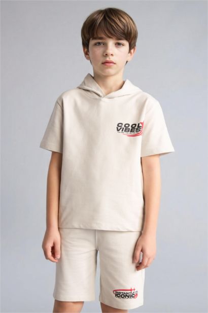 Комплект из свитшотной ткани для мальчиков из 2 предметов