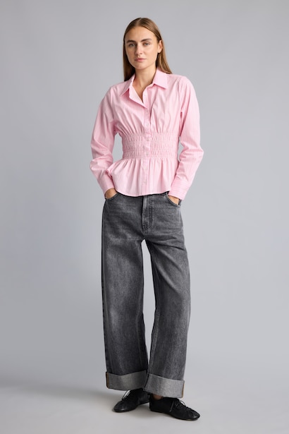 Slim Fit Poplin Long Sleeve Shirt