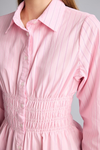Slim Fit Poplin Long Sleeve Shirt