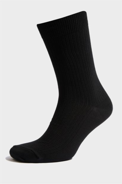 Erkek Dikişsiz 3'lü Bambu Uzun Çorap