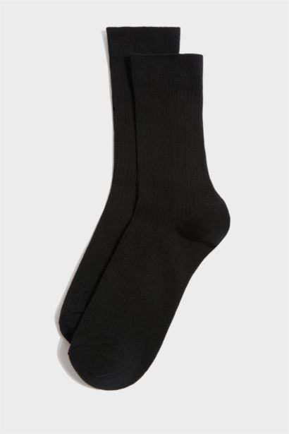 Erkek Dikişsiz 3'lü Bambu Uzun Çorap