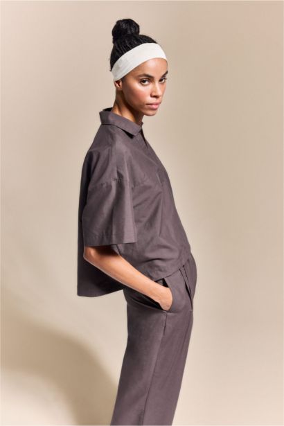 Oversize Fit Short Sleeve Shirt