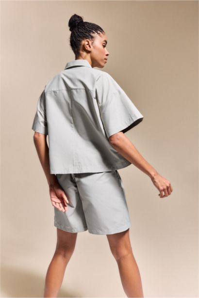 Oversize Fit Short Sleeve Shirt