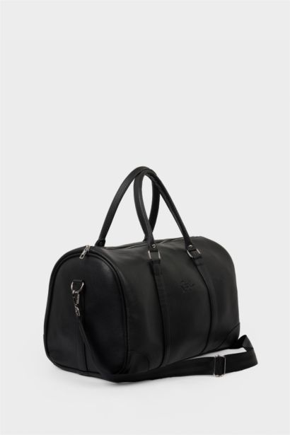 Erkek Suni Deri Spor Ve Seyahat Çantası