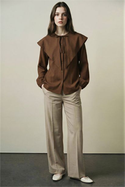 Crinkle Fabric Tunic