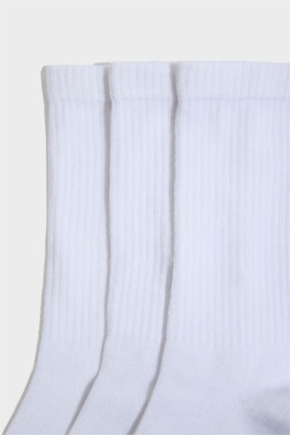 Erkek Dikişsiz 3'lü Bambu Uzun Çorap