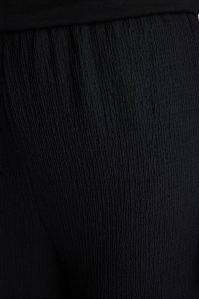 Straight Fit Regular Hem Trousers