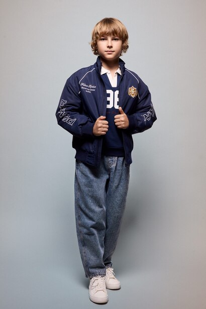 Boy High Neck Puffer Jacket