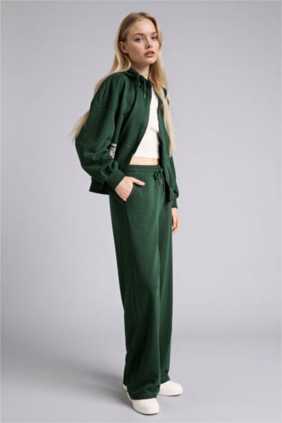 Брюки Wide Leg с принтом-слоганом для женщин Coool