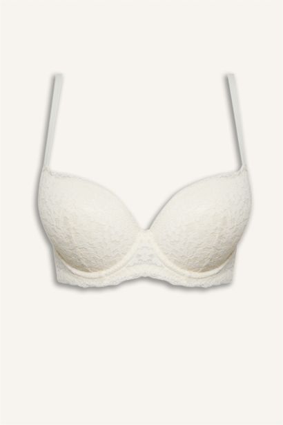 Fall in Love кружевное с кружевом с чашечками с пуш-апом наполовину С косточками Бюстгалтер