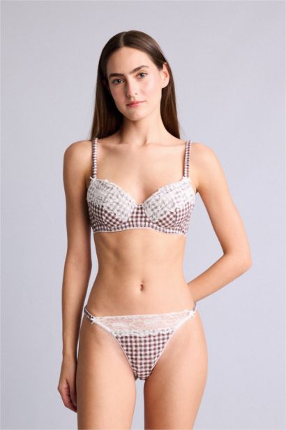 With Lace Cotton Slip Panty