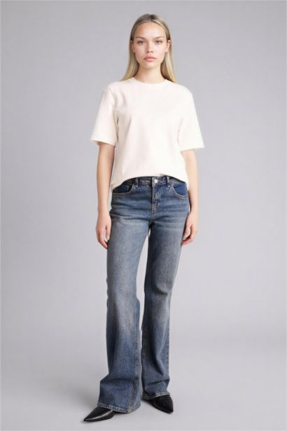 Футболка Slim Fit с круглым вырезом и коротким рукавом