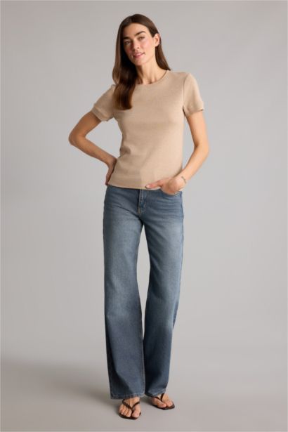 Regular Fit Ribana Short Sleeve T-Shirt