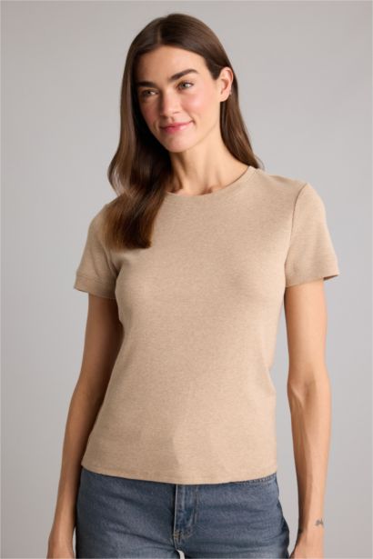 Regular Fit Ribana Short Sleeve T-Shirt