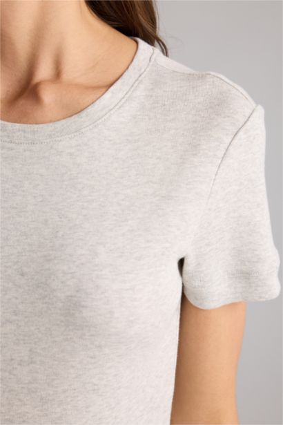 Regular Fit Ribana Short Sleeve T-Shirt