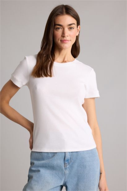 Regular Fit Ribana Short Sleeve T-Shirt