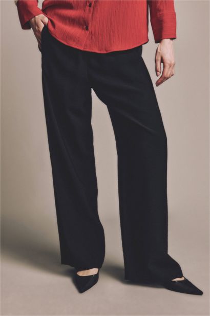 Straight Fit Trousers
