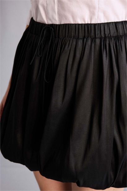 Юбка со средней талией из таффеты для женщин