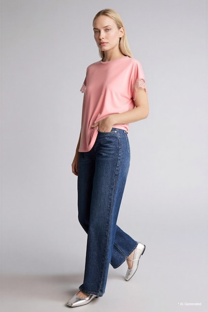 Crew Neck Short Sleeve T-Shirt