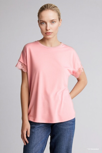 Crew Neck Short Sleeve T-Shirt