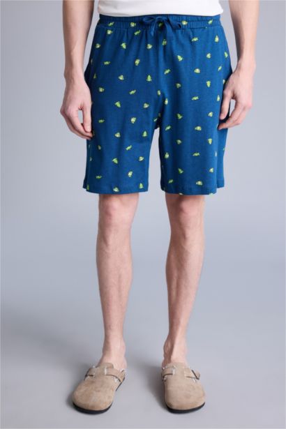 Regular Fıt Hayvan Baskılı Kısa Kollu 2'li Takım