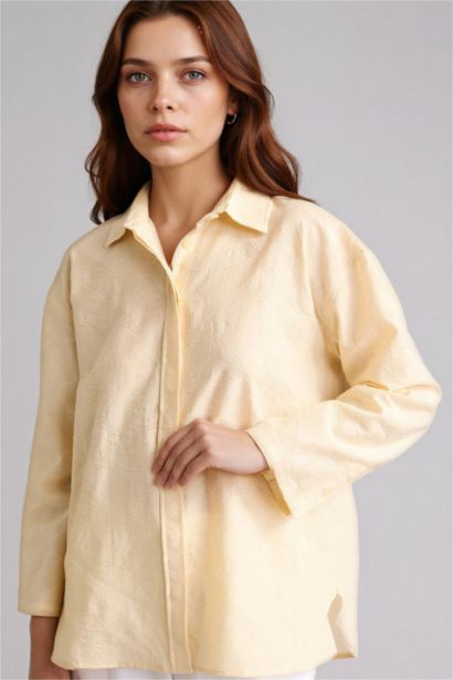 Regular Fit Floral Long Sleeve Tunic