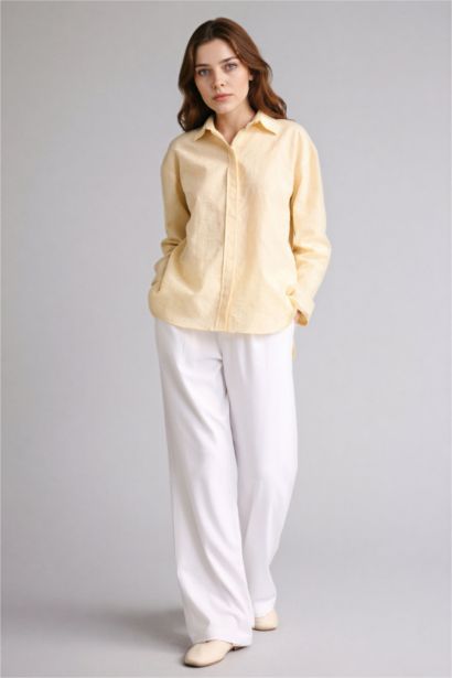 Regular Fit Floral Long Sleeve Tunic