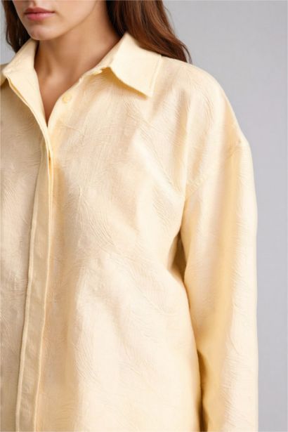 Regular Fit Floral Long Sleeve Tunic