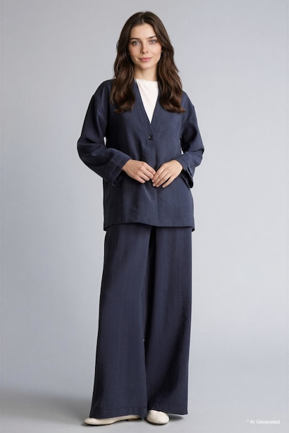 Regular Fit Modal Kimono