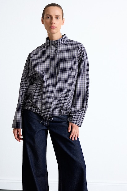 %100 Pamuk Regular Fit Uzun Kollu Poplin Tunik