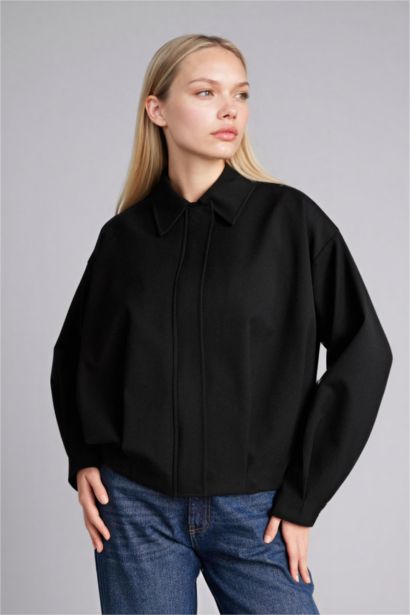 Gömlek Yaka Blazer Ceket