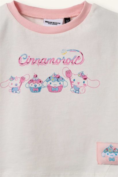 Cınnamoroll Oversıze Penye Tişört Kız Bebek