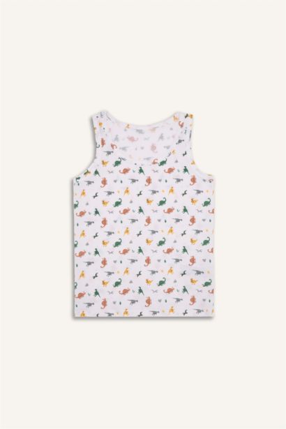 Boy 2 piece Regular Fit Animal Tank Top