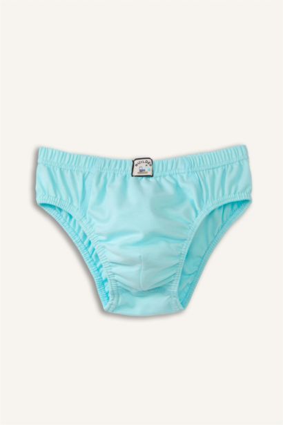 Araç Baskılı Penye 3'lü Slip Külot Erkek Çocuk