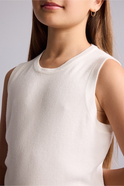 Girl Regular Fit Ribana Tank Top