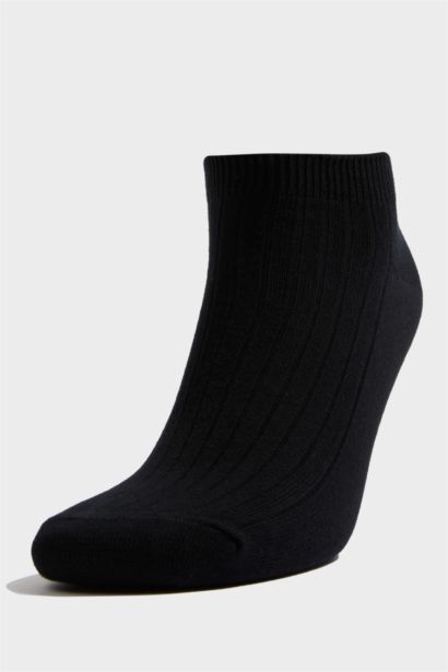 5'li Pamuklu Patik Çorap