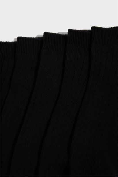 5'li Pamuklu Patik Çorap