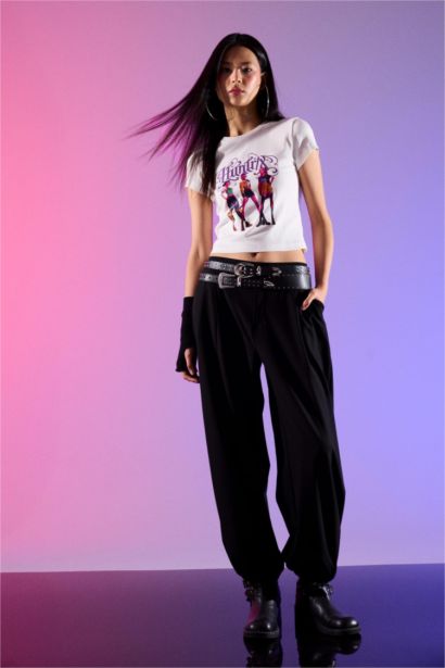 تيشيرت مخصر سليم فيت من Kpop - Demon Hunters