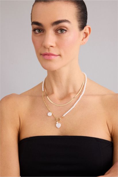 Woman 2 Piece Necklace Set