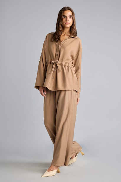 Wide Leg Yüksek Bel Pantolon