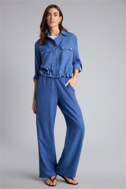 Wıde Leg Yüksek Bel Pantolon