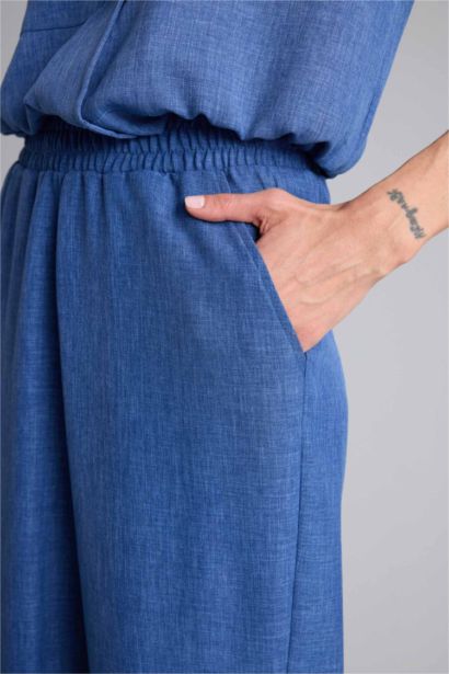 Wıde Leg Yüksek Bel Pantolon