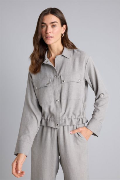 Regular Fit Shirt Collar Blazer