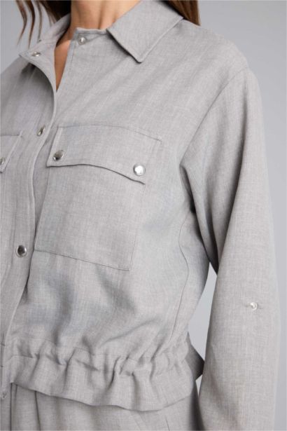 Regular Fit Shirt Collar Blazer