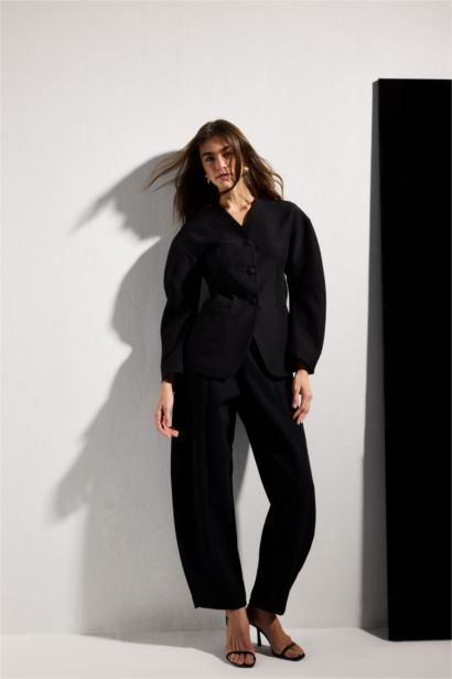 Balloon Fıt Yüksek Bel Pantolon