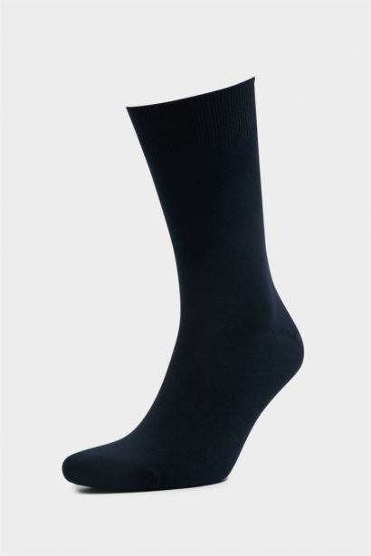 Erkek 3'lü Pamuklu Uzun Çorap