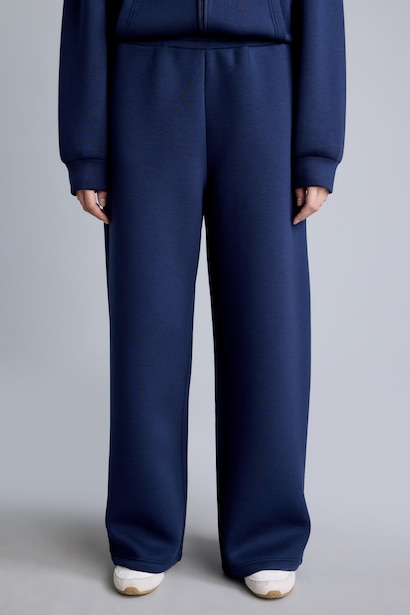 Relax Fit Scuba Fabric Trousers