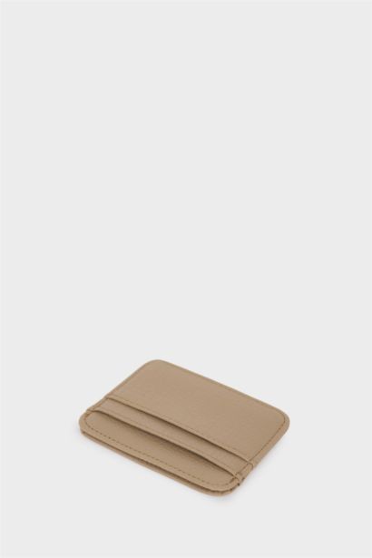 Porte-cartes en simili cuir pour femme