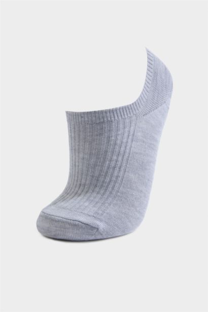 Kadın Rahat Lastikli 5'li Pamuklu Sneaker Çorap