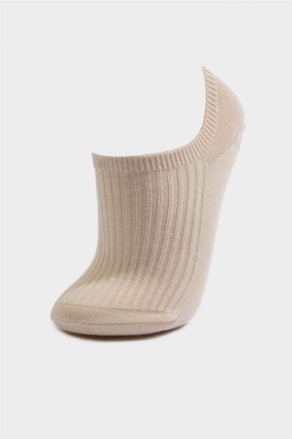Kadın Rahat Lastikli 5'li Pamuklu Sneaker Çorap